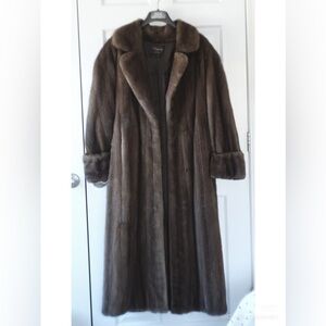 Vintage Real fur full length mink coat
